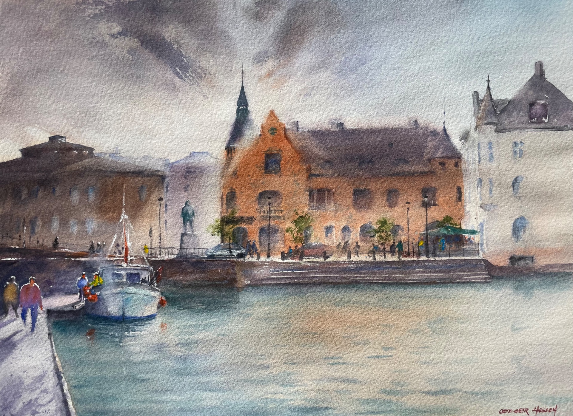 Apotekertorget 37x27 Solgt