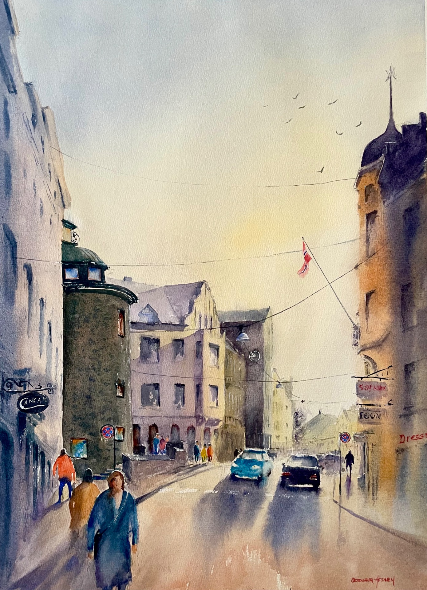 «Løvenvold gata» str 36x50 kr 3600