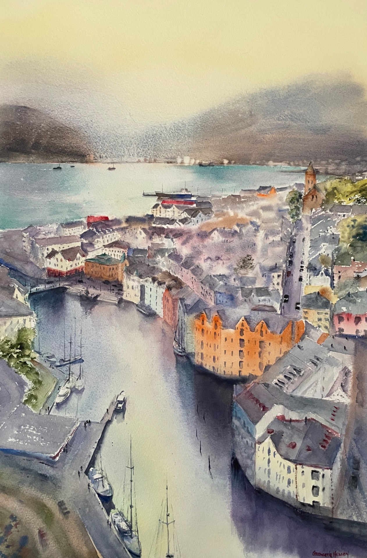 «Ålesund» str 37x56 kr 3600